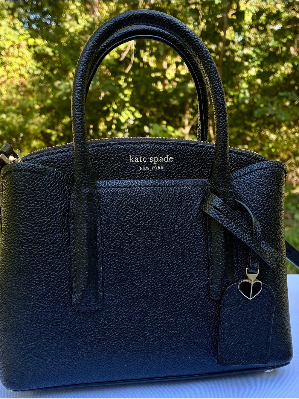 KATE SPADE MINI MARGAUX CROSSBODY BAG - BLACK